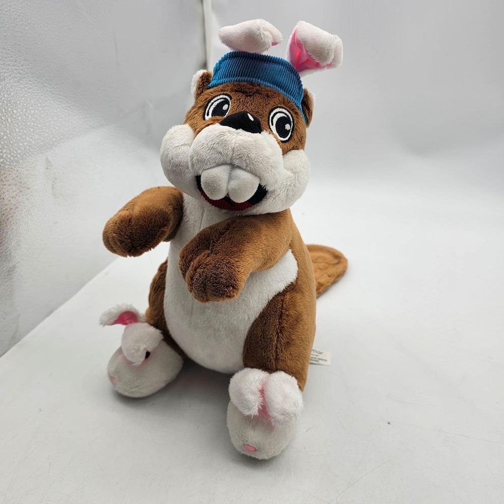 Buc-ee's Bunny Easter Beaver Plush Stuffed Animal Toy Small Brown Washable Cute